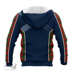 ScotsTee Shop Scottish Turnbull Dress Clan Scottish Crest and Scottish Thistle Sport Tartan Hoodie