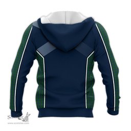 ScotsTee Shop Scottish Montgomery Clan Scottish Crest and Scottish Thistle Sport Tartan Hoodie