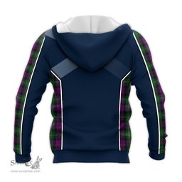 ScotsTee Shop Scottish Wilson Clan Scottish Crest and Scottish Thistle Sport Tartan Hoodie