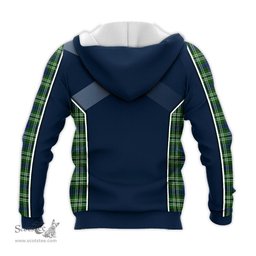 ScotsTee Shop Scottish Swinton Clan Scottish Crest and Scottish Thistle Sport Tartan Hoodie