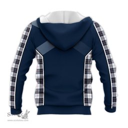 ScotsTee Shop Scottish MacRae Dress Modern Clan Scottish Crest and Scottish Thistle Sport Tartan Hoodie