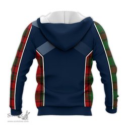 ScotsTee Shop Scottish MacPhail Clan Scottish Crest and Scottish Thistle Sport Tartan Hoodie
