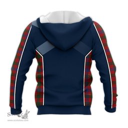 ScotsTee Shop Scottish Ross Clan Scottish Crest and Scottish Thistle Sport Tartan Hoodie