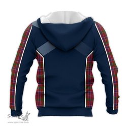 ScotsTee Shop Scottish MacRae Red Clan Scottish Crest and Scottish Thistle Sport Tartan Hoodie