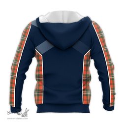 ScotsTee Shop Scottish Scott Ancient Clan Scottish Crest and Scottish Thistle Sport Tartan Hoodie