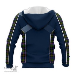 ScotsTee Shop Scottish Murray of Atholl Modern Clan Scottish Crest and Scottish Thistle Sport Tartan Hoodie