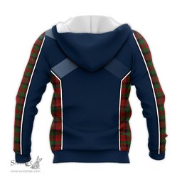 ScotsTee Shop Scottish MacNicol Clan Scottish Crest and Scottish Thistle Sport Tartan Hoodie