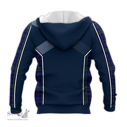 ScotsTee Shop Scottish Weir Clan Scottish Crest and Scottish Thistle Sport Tartan Hoodie