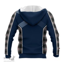 ScotsTee Shop Scottish Moffat Modern Clan Scottish Crest and Scottish Thistle Sport Tartan Hoodie
