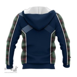 ScotsTee Shop Scottish Rollo Hunting Clan Scottish Crest and Scottish Thistle Sport Tartan Hoodie