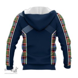 ScotsTee Shop Scottish Stirling Bannockburn Clan Scottish Crest and Scottish Thistle Sport Tartan Hoodie