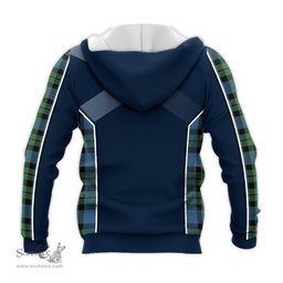 ScotsTee Shop Scottish McCoy Ancient Clan Scottish Crest and Scottish Thistle Sport Tartan Hoodie