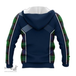 ScotsTee Shop Scottish Stewart Old Modern Clan Scottish Crest and Scottish Thistle Sport Tartan Hoodie