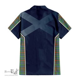 ScotsTee Shop Scottish MacIntosh Hunting Ancient Clan Scottish Crest and Scottish Thistle Sport Tartan Short Sleeve Shirt