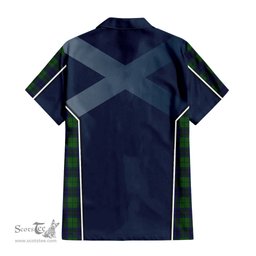 ScotsTee Shop Scottish Keith Modern Clan Scottish Crest and Scottish Thistle Sport Tartan Short Sleeve Shirt