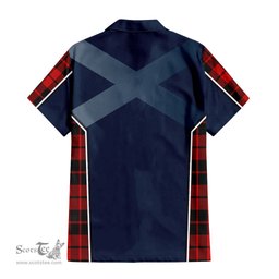 ScotsTee Shop Scottish Hogg Clan Scottish Crest and Scottish Thistle Sport Tartan Short Sleeve Shirt