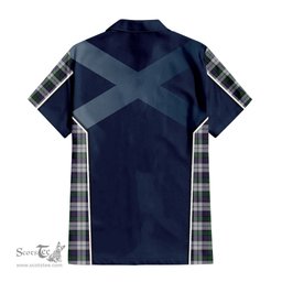 ScotsTee Shop Scottish Campbell of Cawdor Dress Clan Scottish Crest and Scottish Thistle Sport Tartan Short Sleeve Shirt