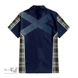 ScotsTee Shop Scottish Taylor Dress Clan Scottish Crest and Scottish Thistle Sport Tartan Short Sleeve Shirt