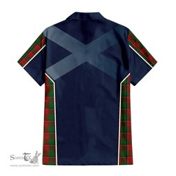 ScotsTee Shop Scottish Turnbull Dress Clan Scottish Crest and Scottish Thistle Sport Tartan Short Sleeve Shirt