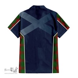 ScotsTee Shop Scottish Middleton Clan Scottish Crest and Scottish Thistle Sport Tartan Short Sleeve Shirt