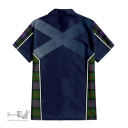 ScotsTee Shop Scottish Blair Modern Clan Scottish Crest and Scottish Thistle Sport Tartan Women Casual Shirt - Classic