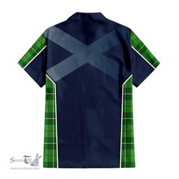 ScotsTee Shop Scottish Boyle Clan Scottish Crest and Scottish Thistle Sport Tartan Women Casual Shirt - Classic