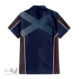 ScotsTee Shop Scottish Cumming Clan Scottish Crest and Scottish Thistle Sport Tartan Women Casual Shirt - Classic