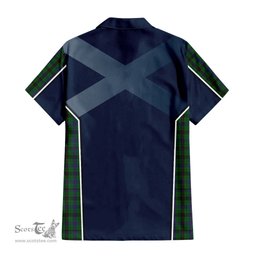 ScotsTee Shop Scottish Davidson Clan Scottish Crest and Scottish Thistle Sport Tartan Women Casual Shirt - Classic