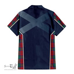 ScotsTee Shop Scottish Fotheringham Modern Clan Scottish Crest and Scottish Thistle Sport Tartan Women Casual Shirt - Classic