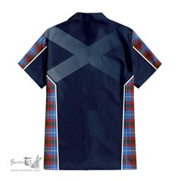ScotsTee Shop Scottish Congilton Clan Scottish Crest and Scottish Thistle Sport Tartan Women Casual Shirt - Classic