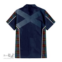 ScotsTee Shop Scottish Fraser Hunting Ancient Clan Scottish Crest and Scottish Thistle Sport Tartan Women Casual Shirt - Classic