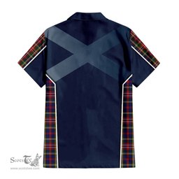 ScotsTee Shop Scottish Christie Clan Scottish Crest and Scottish Thistle Sport Tartan Women Casual Shirt - Classic