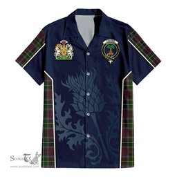 ScotsTee Shop Scottish Crosbie Clan Scottish Crest and Scottish Thistle Sport Tartan Women Casual Shirt - Classic