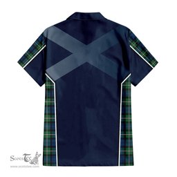 ScotsTee Shop Scottish Forbes Ancient Clan Scottish Crest and Scottish Thistle Sport Tartan Women Casual Shirt - Classic