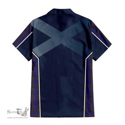 ScotsTee Shop Scottish Elliot Clan Scottish Crest and Scottish Thistle Sport Tartan Women Casual Shirt - Classic