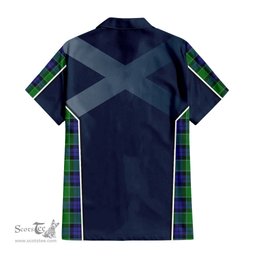 ScotsTee Shop Scottish Graham of Menteith Modern Clan Scottish Crest and Scottish Thistle Sport Tartan Women Casual Shirt - Classic
