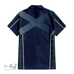 ScotsTee Shop Scottish Graham of Menteith Clan Scottish Crest and Scottish Thistle Sport Tartan Women Casual Shirt - Classic