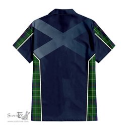 ScotsTee Shop Scottish Duncan Clan Scottish Crest and Scottish Thistle Sport Tartan Women Casual Shirt - Classic