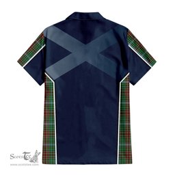 ScotsTee Shop Scottish Gayre Clan Scottish Crest and Scottish Thistle Sport Tartan Women Casual Shirt - Classic
