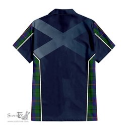 ScotsTee Shop Scottish Carmichael Clan Scottish Crest and Scottish Thistle Sport Tartan Women Casual Shirt - Classic