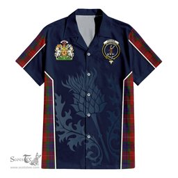 ScotsTee Shop Scottish Fraser Clan Scottish Crest and Scottish Thistle Sport Tartan Women Casual Shirt - Classic