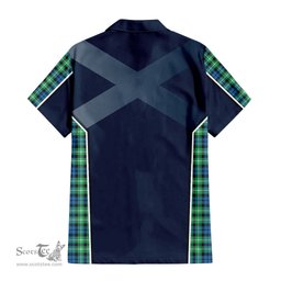 ScotsTee Shop Scottish Graham of Montrose Ancient Clan Scottish Crest and Scottish Thistle Sport Tartan Women Casual Shirt - Classic