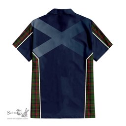 ScotsTee Shop Scottish Cumming Hunting Clan Scottish Crest and Scottish Thistle Sport Tartan Women Casual Shirt - Classic