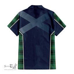 ScotsTee Shop Scottish MacArthur Ancient Clan Scottish Crest and Scottish Thistle Sport Tartan Women Casual Shirt - Classic