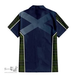 ScotsTee Shop Scottish MacLean Hunting Clan Scottish Crest and Scottish Thistle Sport Tartan Women Casual Shirt - Classic