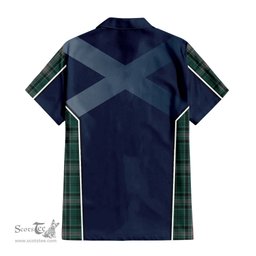 ScotsTee Shop Scottish Kelly of Sleat Hunting Clan Scottish Crest and Scottish Thistle Sport Tartan Women Casual Shirt - Classic