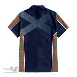 ScotsTee Shop Scottish MacKinnon Ancient Clan Scottish Crest and Scottish Thistle Sport Tartan Women Casual Shirt - Classic