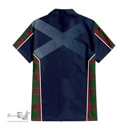 ScotsTee Shop Scottish MacPhail Blue Bands Clan Scottish Crest and Scottish Thistle Sport Tartan Women Casual Shirt - Classic
