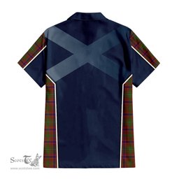 ScotsTee Shop Scottish Lumsden Clan Scottish Crest and Scottish Thistle Sport Tartan Women Casual Shirt - Classic