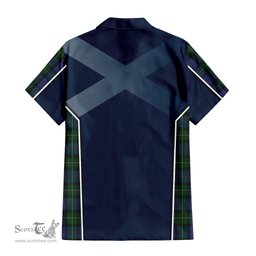 ScotsTee Shop Scottish MacPhail Hunting Clan Scottish Crest and Scottish Thistle Sport Tartan Women Casual Shirt - Classic
